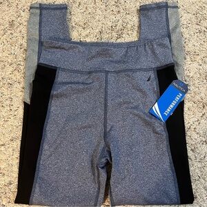 Nautica Blue/Gray Leggings Size Small